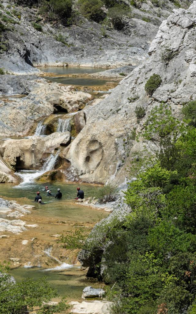 Barranquismo gargantas de Galamus