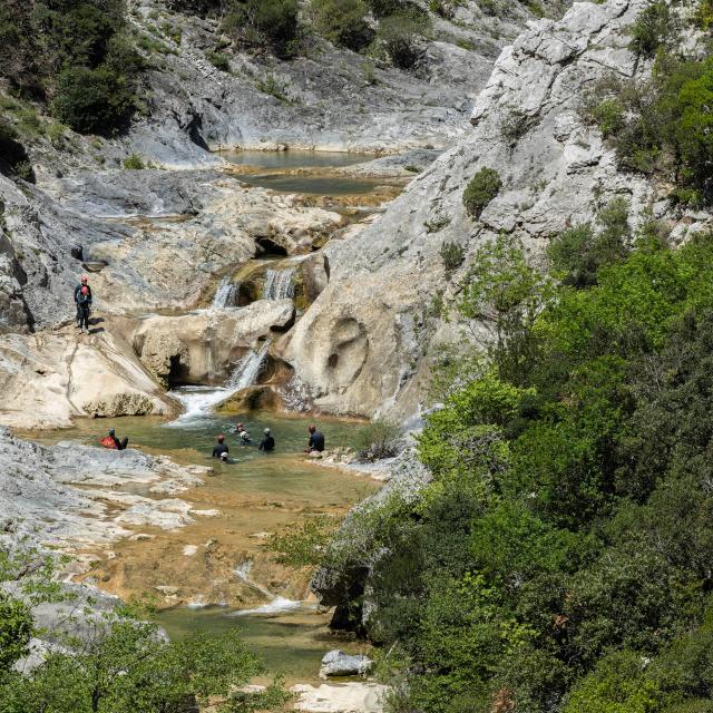 Barranquismo gargantas de Galamus